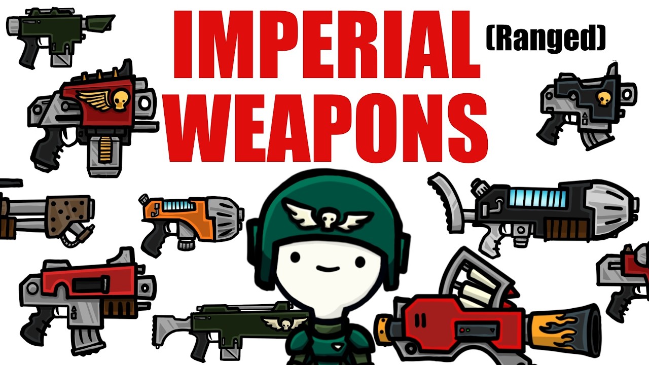 CRAZY INSANEO Imperial (ranged) Weapons| Warhammer 40k Lore
