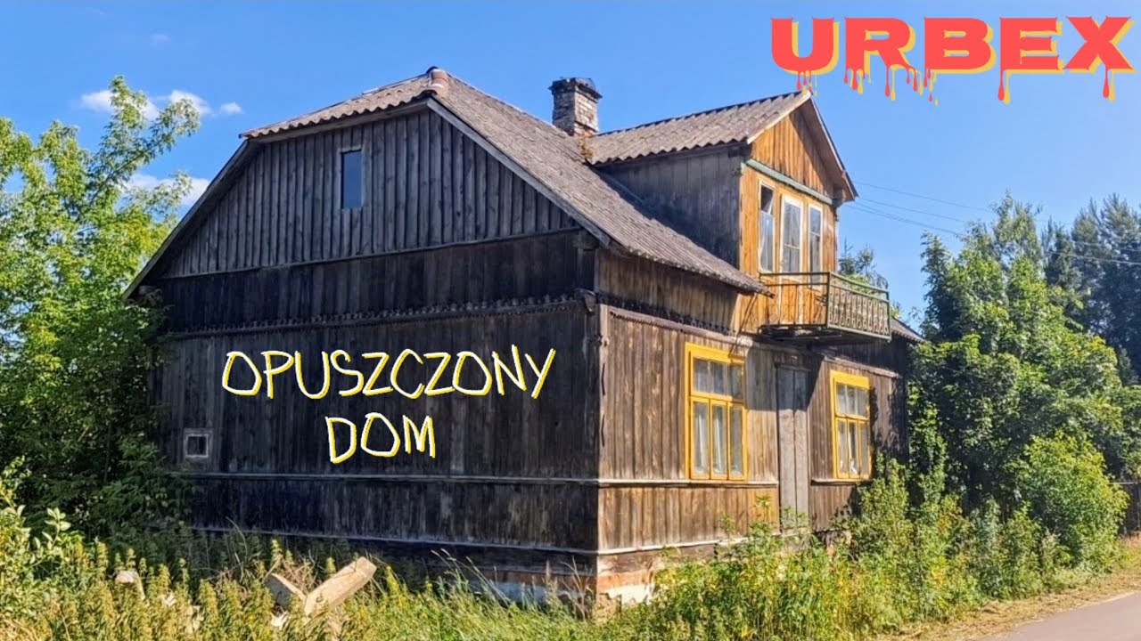 ZABYTKOWY OPUSZCZONY DREWNIANY DOM | URBEX