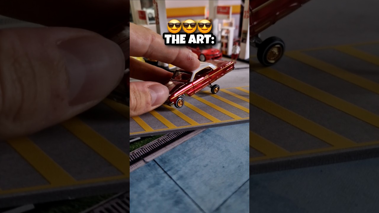How EPIC IS THAT?! 😨 Chevy Impala LOW RIDER SAN ANDREAS VIBES! | #lowrider  #Shorts #Diecast