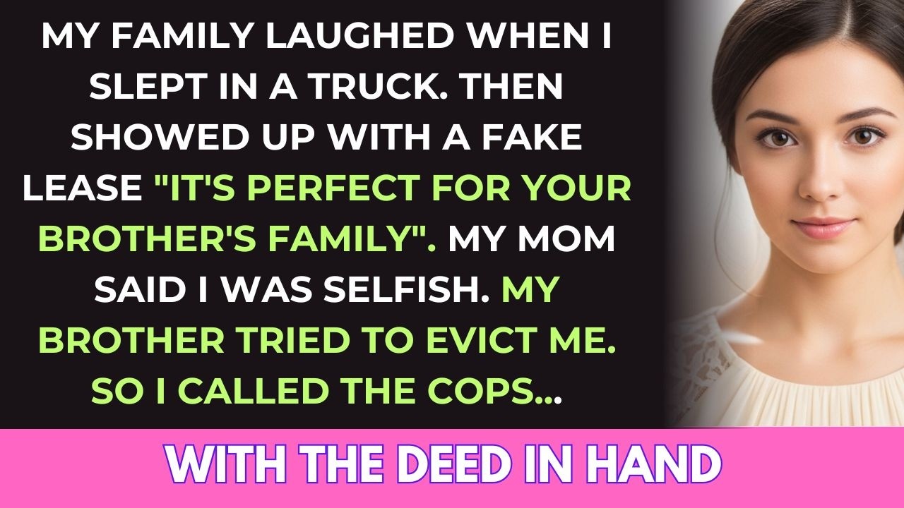 Family Laughed When I Slept In Truck—Then Brought FAKE LEASE, Said ‘It’s PERFECT For Your Brother’