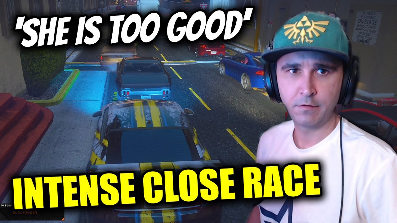 Summit1g GETS BEATEN BY HER AGAIN? (Multiple POVS) (NoPixel Racing)