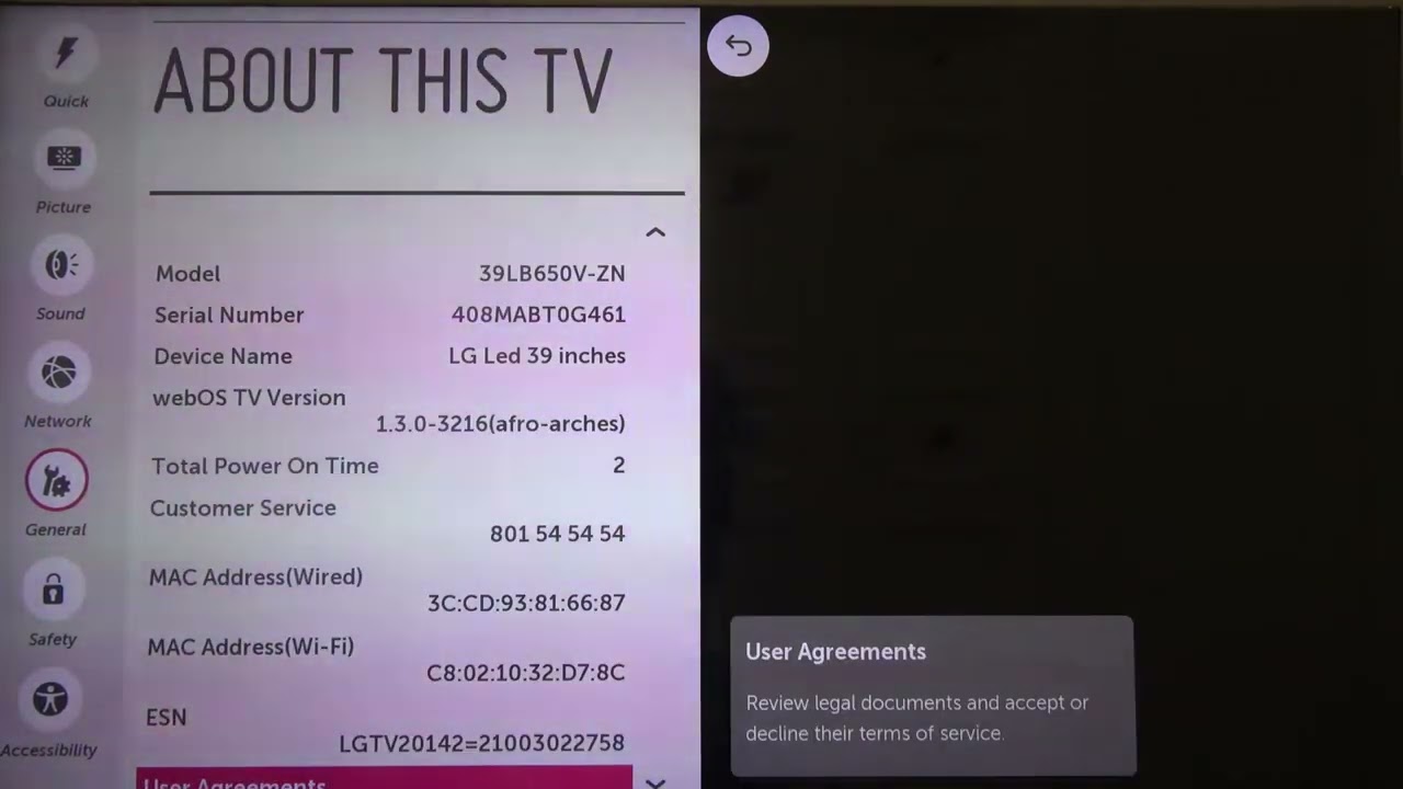 LG LED Smart TV: So &uuml;berpr&uuml;fen Sie die Modellnummer