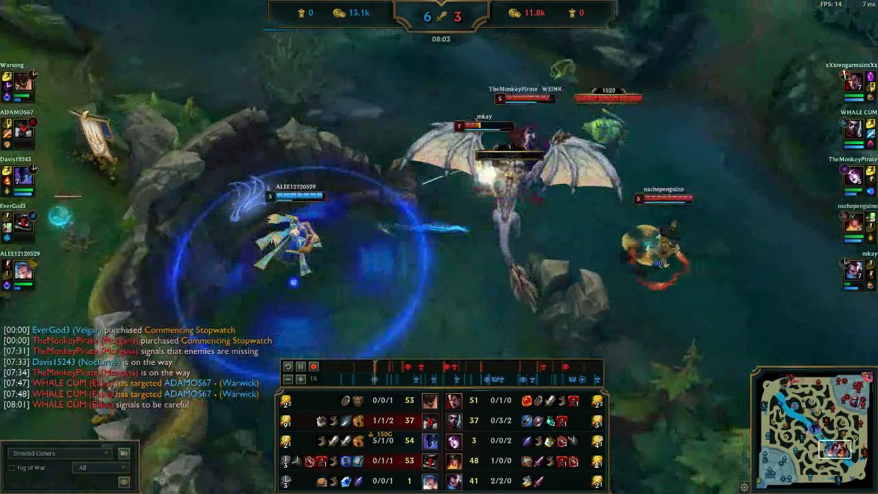 MLG Drag Steal as Sona in Ranked Game - 1 HP Auto