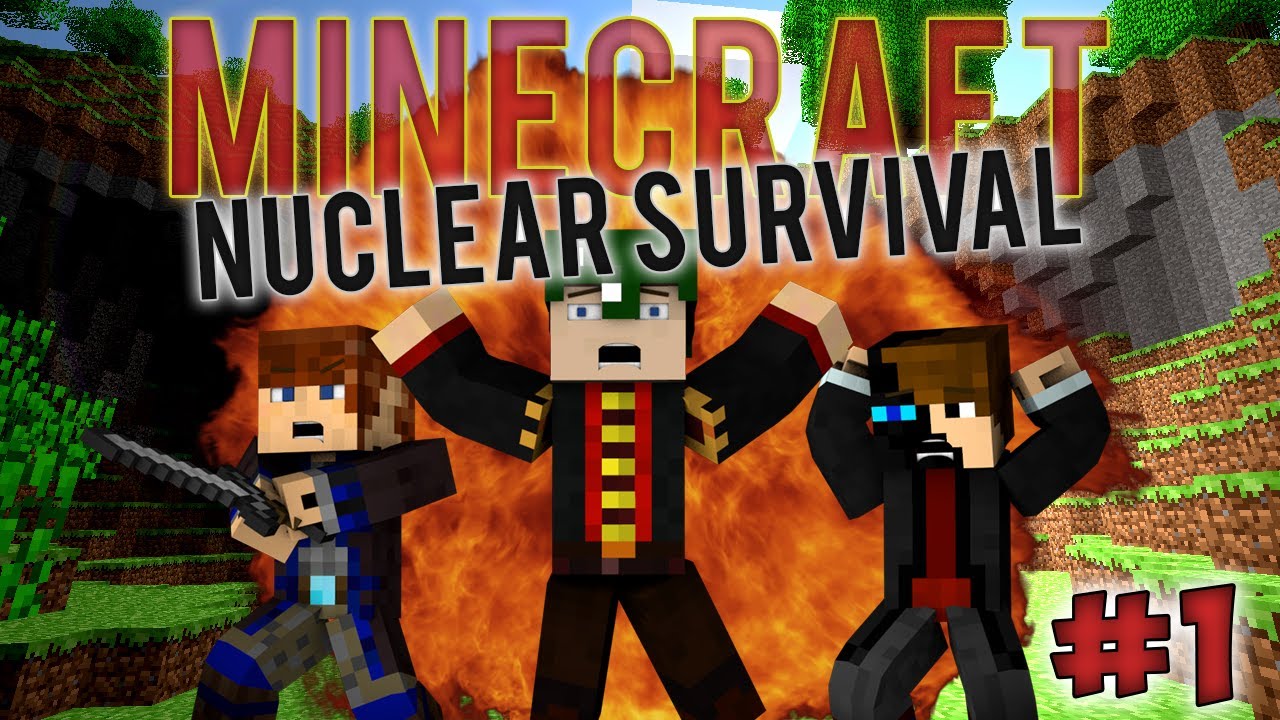 SDJG Minecraft Nuclear Survival Part 1 - The Bomb's Arrival