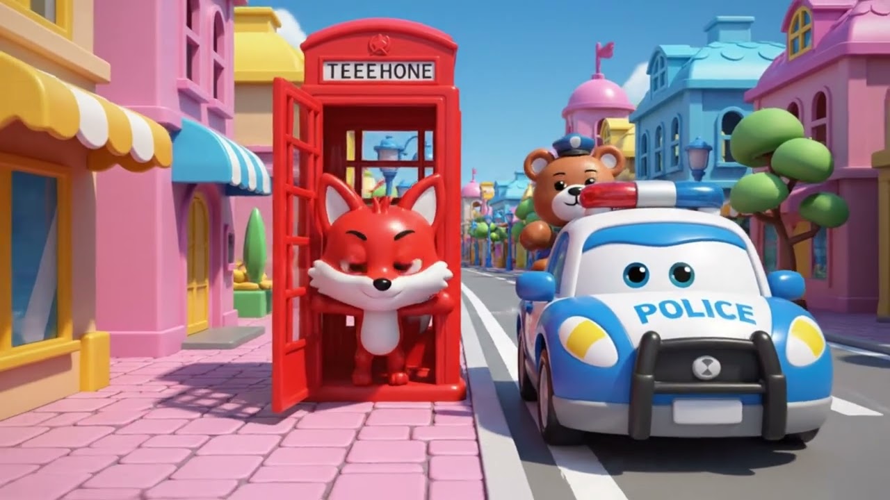 Police Car Song for Babies | Kids Music Video