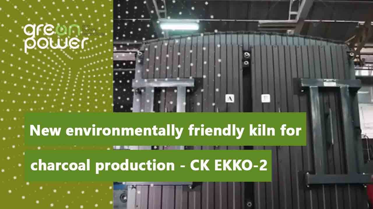 New environmentally friendly furnace for charcoal production - CK EKKO-2