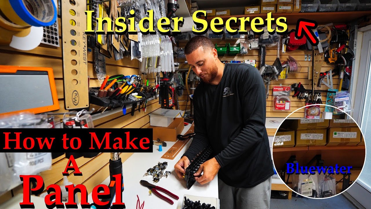 Marine Dash Panel Expert Builds a Boat Panel from Scratch ! (BBD)