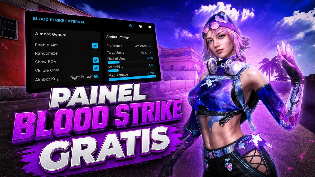 BLOOD STRIKE PAINEL GRATIS AIMBOT | BLOOD STRIKE EXTERNAL ANTI BAN FREE