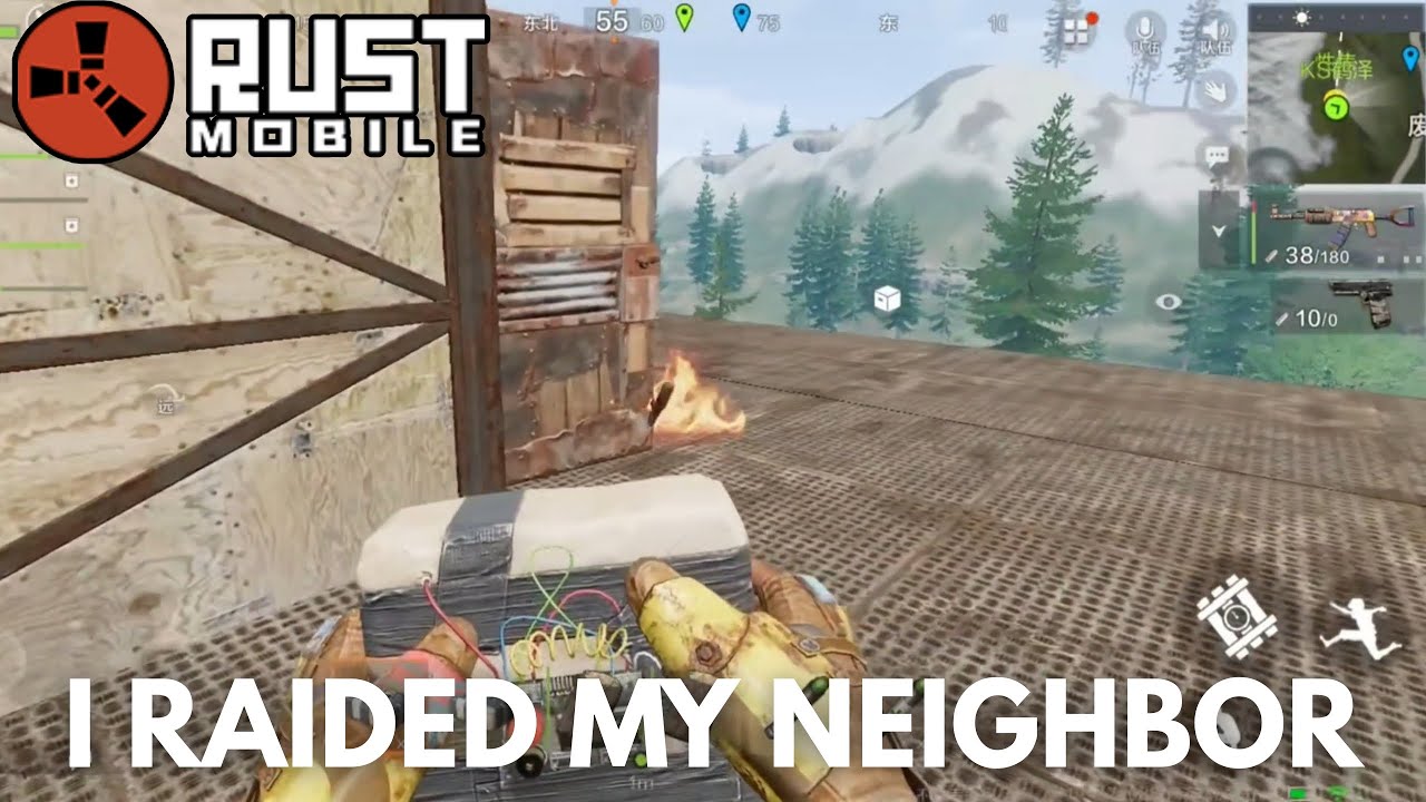 I Raided My Neighbor in Rust Mobile. But Enemies Came to CT