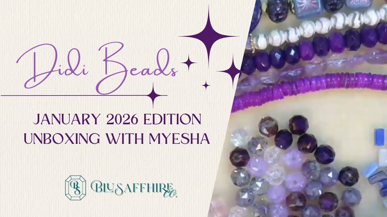 💜 Распаковка коллекции Didi Beads, январь 2026 | Вдохновение для создания украшений