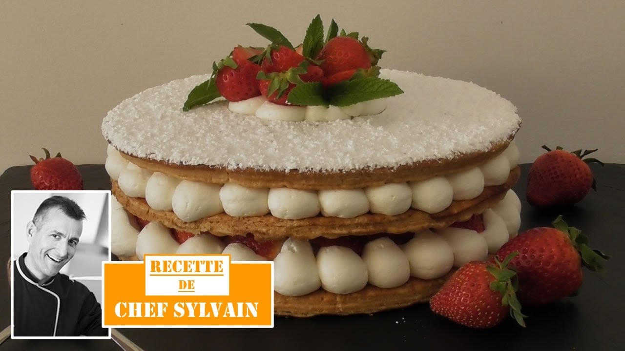 Millefeuille aux fraises - Recette par Chef Sylvain