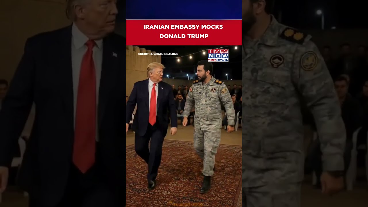 Iranian Embassy Mocks Trump, Shares Meme Of US Prez Learning Dance Moves From Military Commander