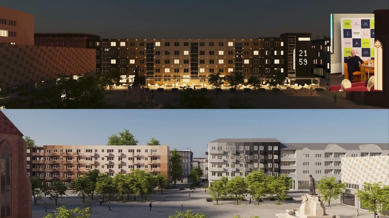 Modernizacja budynków epoki PRL na rynku Gorzowa Wielkopolskiego