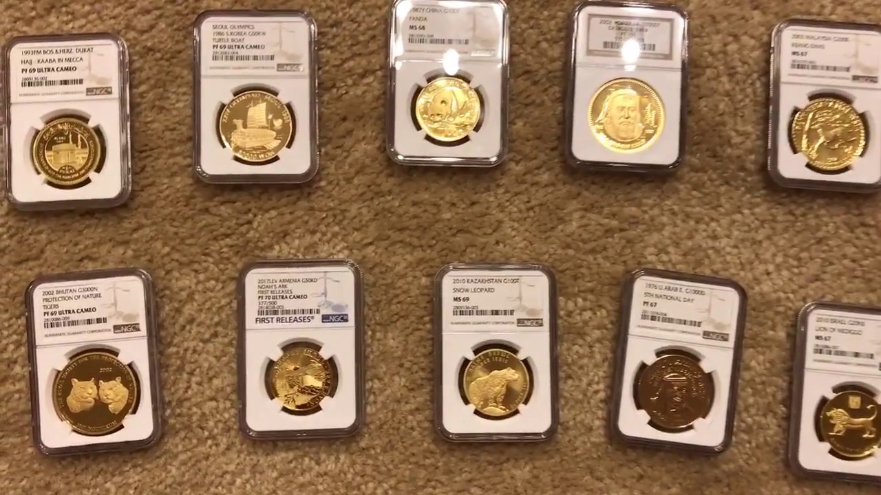 NEVER SEEN BEFORE Large Gold Bullion Coins from Asia