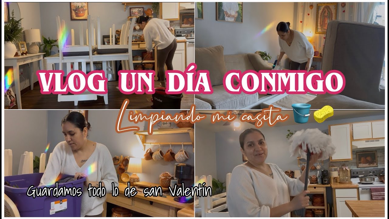 VLOG UN DÍA CONMIGO EN MI VIDA SIMPLE /guardamos todo lo de san Valentín #vlogcomigo #vloglife 