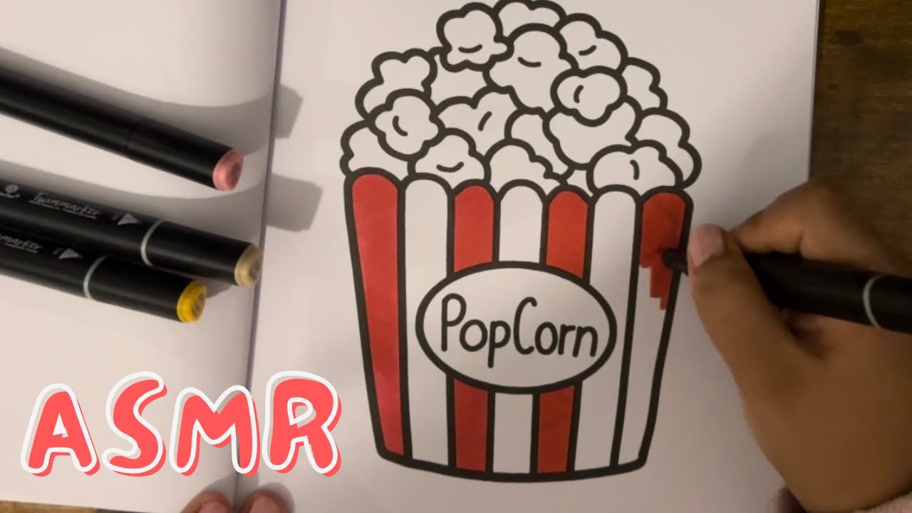 ASMR Color With Me ✨| Relaxing Sounds 🩷 | Easy Coloring Book