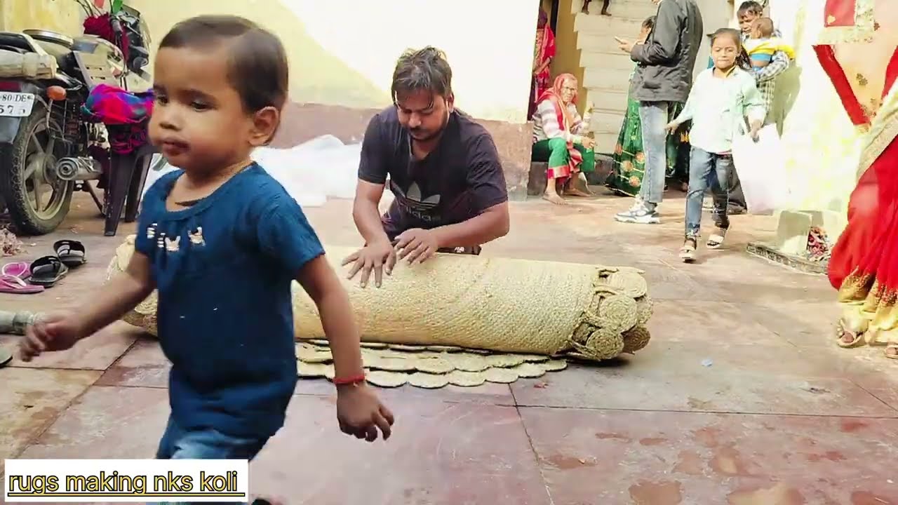 How to make braided cotton rugs ब्रेडेड कॉटन गलीचों की पैकिंग कैसे करें