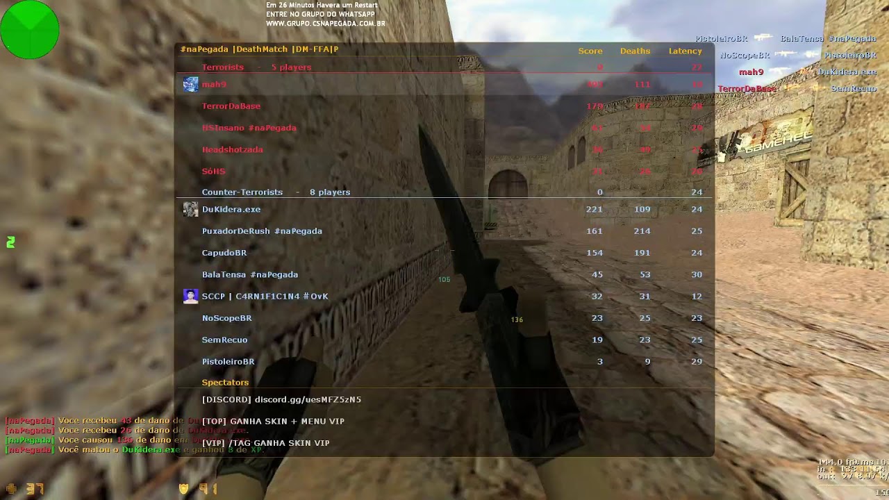 CS 1.6 DM na madrugada