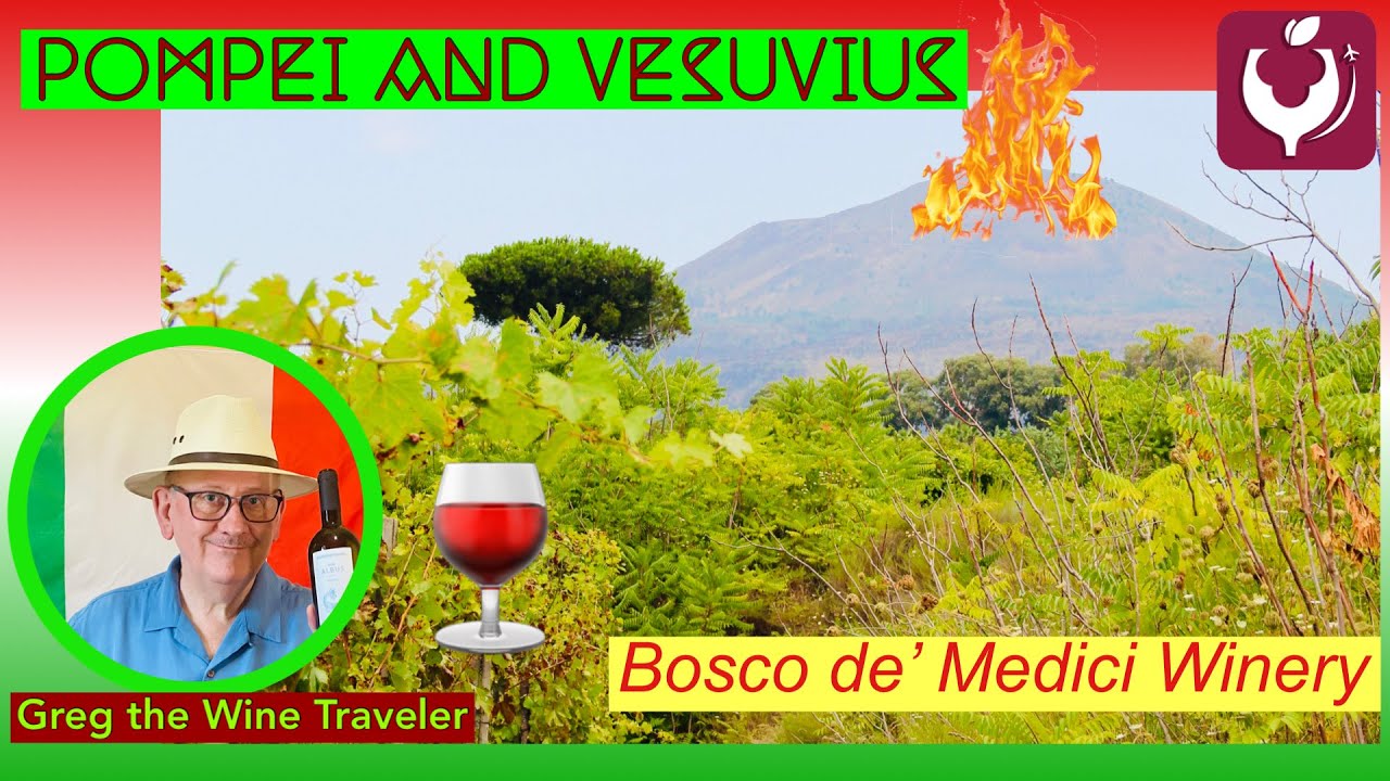 Mount Vesuvius, Pompei, Naples, Bosco de'Medici Winery. PART 1