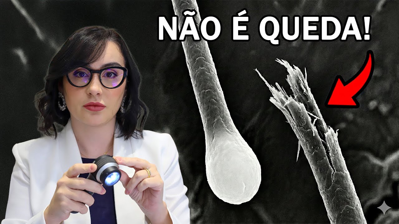 Seu Cabelo Não Está Caindo, Está Quebrando — E Tratar Errado Só Piora!