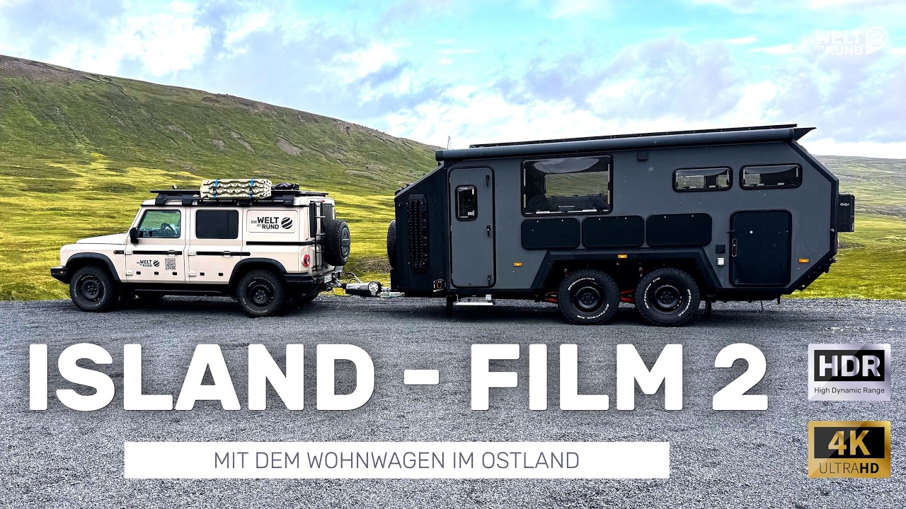 Mit dem Campinganhänger in 5 Monaten um Island. Meine Reise-Dokumentation Teil 2: „Ostland“.