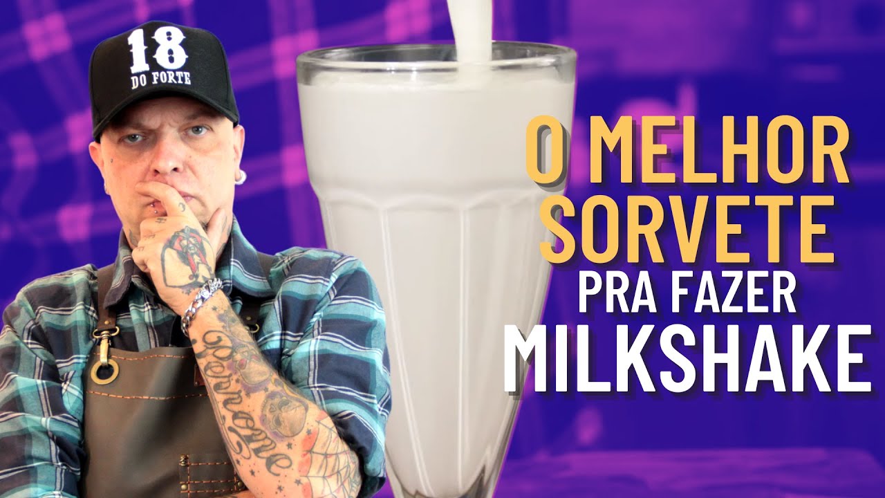 Qual é o Melhor SORVETE para fazer Milk Shake (Como fazer Milk Shake com Sorvete)