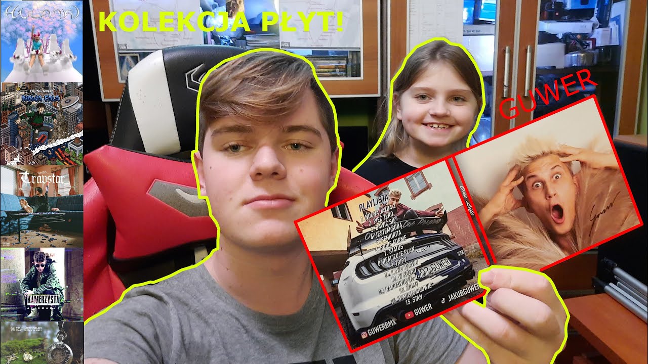 Unboxing Płyty 1L1P GUWER! + MOJA KOLEKCJA PŁYT CD! | VLOG z Grubym #98 | Rivlo