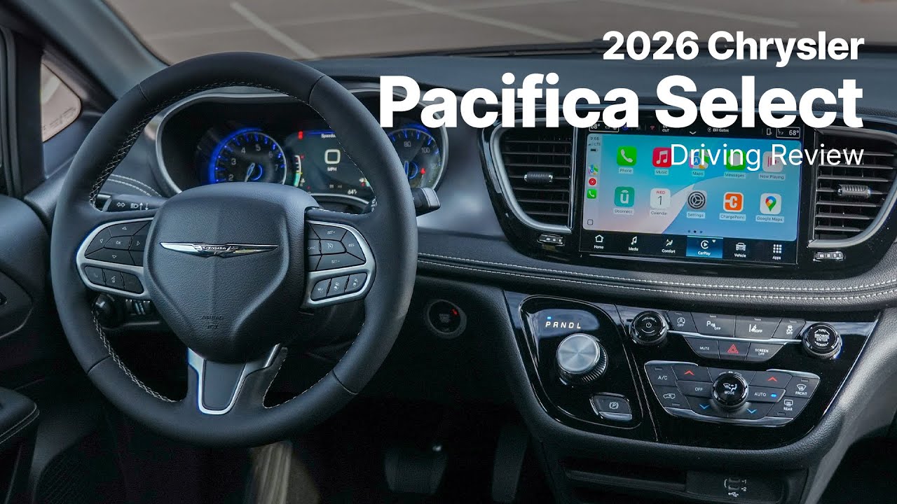 Chrysler Pacifica 2026 года | Выберите комплектацию AWD | Обзор вождения