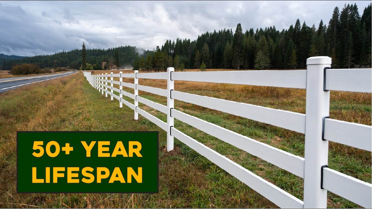 This Steel Ranch Fence Will Last for DECADES Without Maintenance!