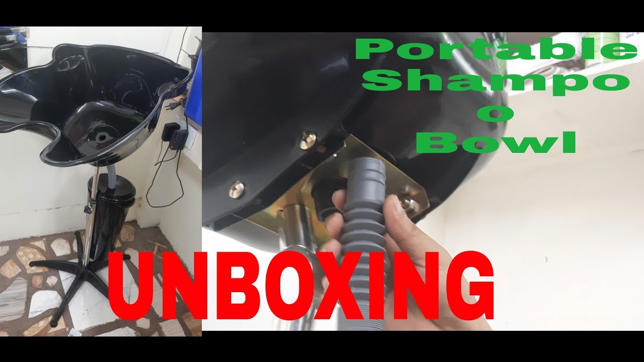 PORTABLE SHAMPOO BOWL | unboxing