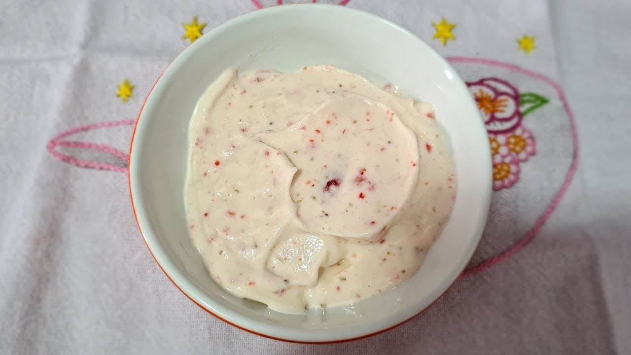 Sorvete Cremoso de Morango Fácil e Prático | COM Whey Protein! | Mimo Receitas