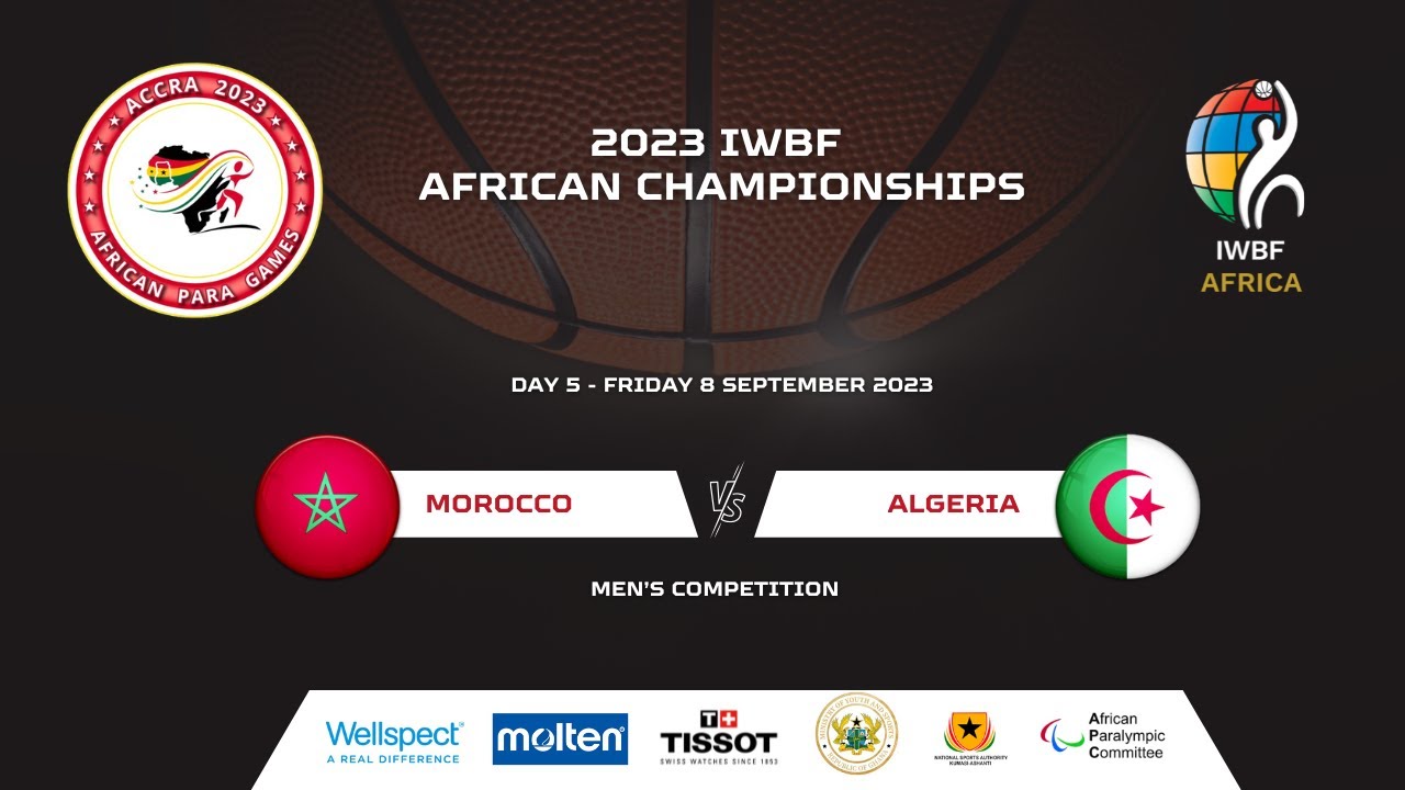 2023 African Para Games Day 5 | Morocco v Algeria | Wheelchair Basketball Men's Competition
