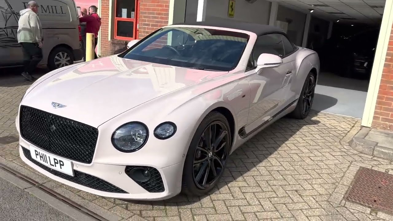2020 Bentley Continental GTC V8 in Dove Grey Special order paint.