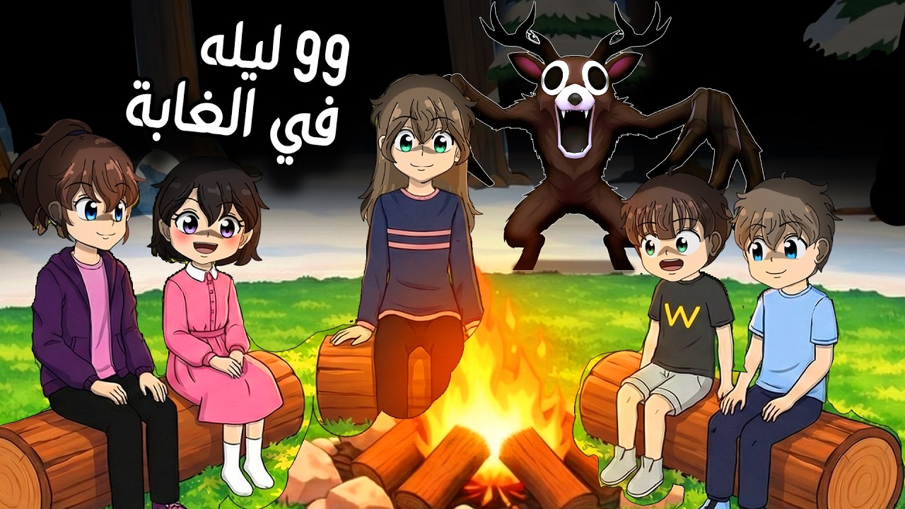 لعبنا لعبة 99 ليله في الغابة  | النهاية الحزينه💔