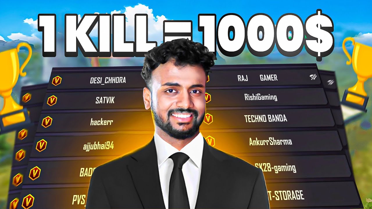 1 KILL= 1000$ 🤯  @AssassinsARMY Giveaway Custom Room Winner? 😮&zwj;💨 Let's Find Out ~ Garena Free Fire