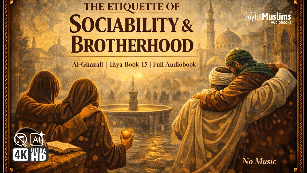 The Etiquette of Sociability & Brotherhood — al-Ghazali | Book 15 -FULL Islamic Audiobook (No Music)