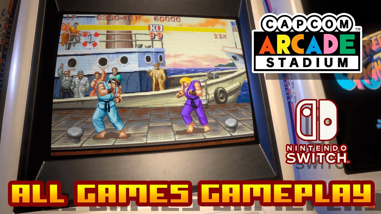 Capcom Arcade Stadium - (Nintendo Switch) - All Games Gameplay