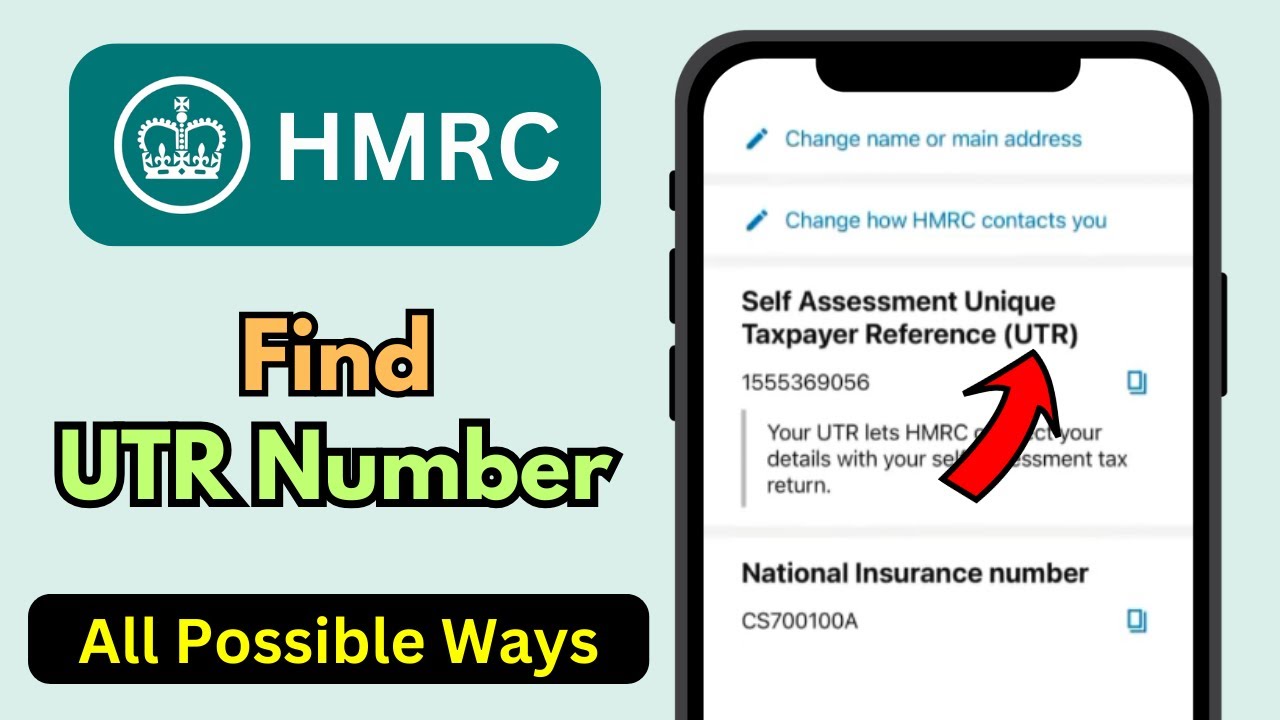All Ways to Find UTR Number UK Tax HMRC | Lost UTR Number | UK Gov Tax | UTR Number UK on Payslip