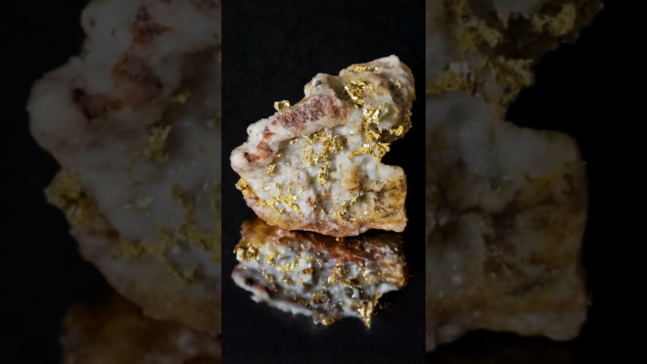 Finding Gold in Quartz: It's Always a Crystallized Gold Hit #shortsvideo #shorts