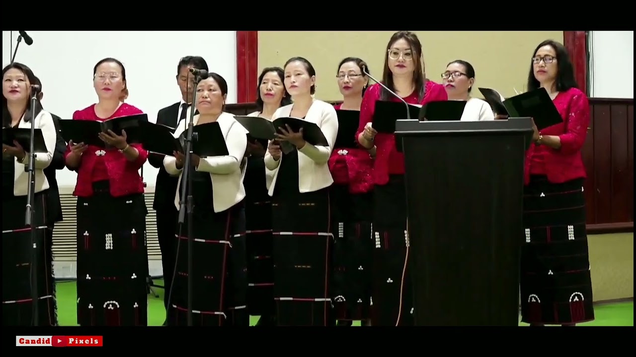 Kohima Sümi Baptist Church LMST CHOIR sings a departure song to Rev. Dr. HOKHETO CHOPHY