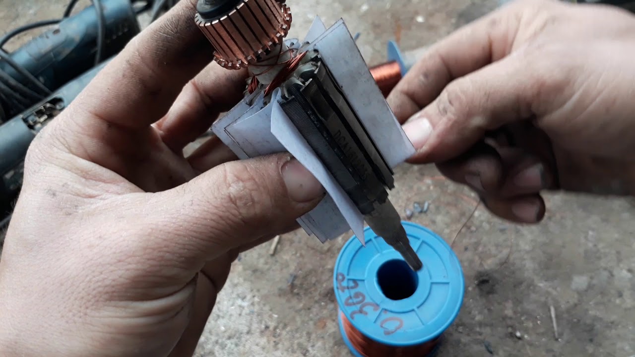 Quấn roto mái bosch