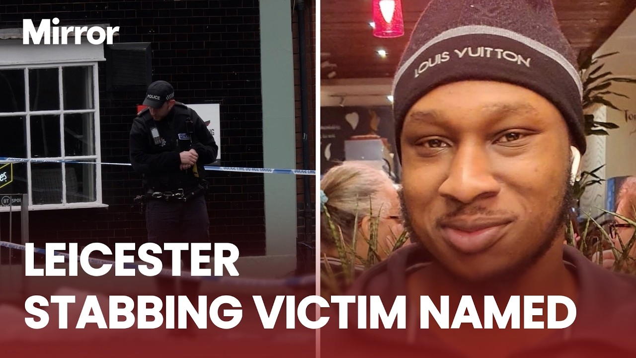 Tributes pour in for Leicester stabbing victim, Khaleed Oladipo, as investigation continues