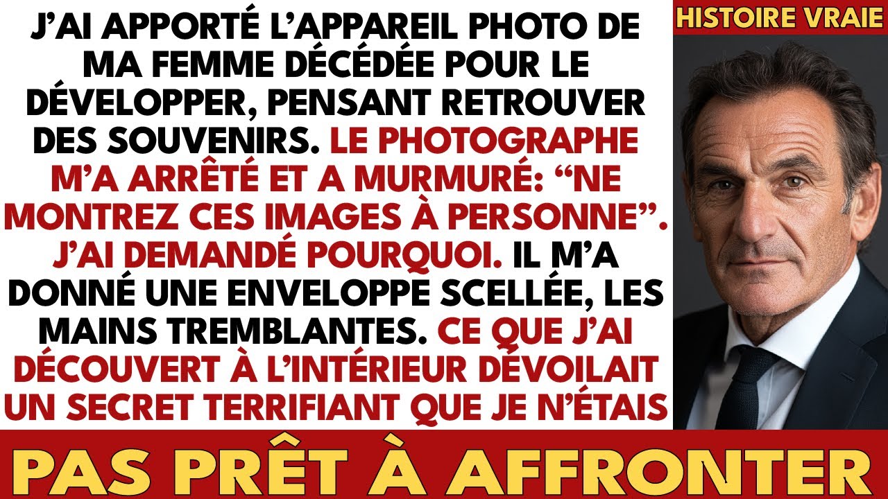 J’Ai Développé L’Appareil De Ma Femme Décédée — Le Photographe M’A Ordonné De M’Enfuir