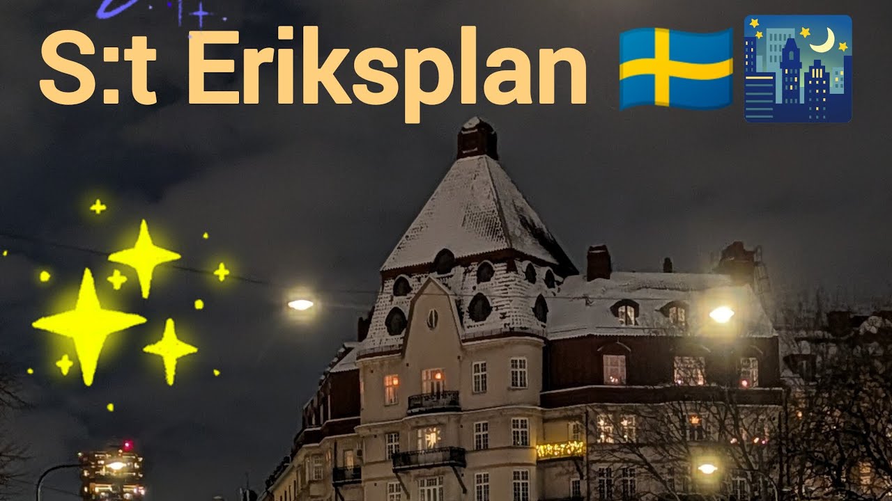 🇸🇪❄️ Historic Stockholm After Snowfall: A Walking Tour of Saint Eriksplan ️✨ #Stockholm #Winter