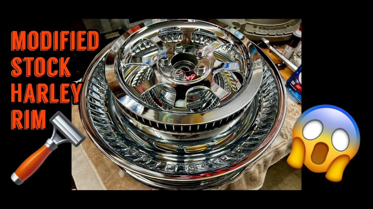 Заднее колесо Softail Deuce обработано и хромировано