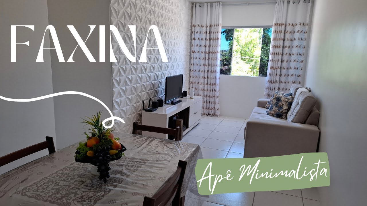 FAXINA COMPLETA NO MEU APARTAMENTO PEQUENO E MINIMALISTA DE 51 METROS QUADRADOS | DICAS DE LIMPEZA