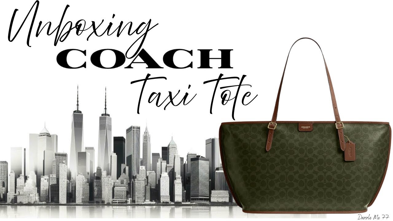 Unboxing: COACH Taxi Tote 🚕 