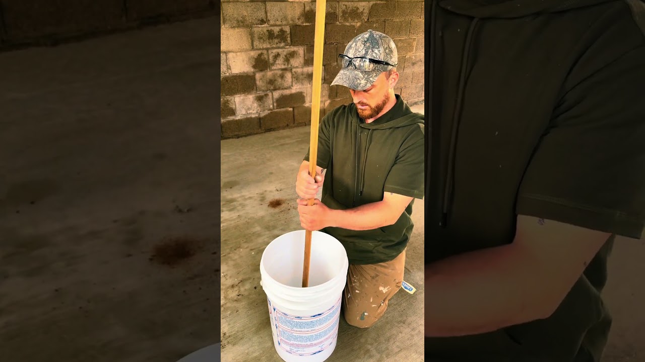 Transforming old abandoned garage floors with a DIY kit from Gorilla Glue #ad diy #home #renovation