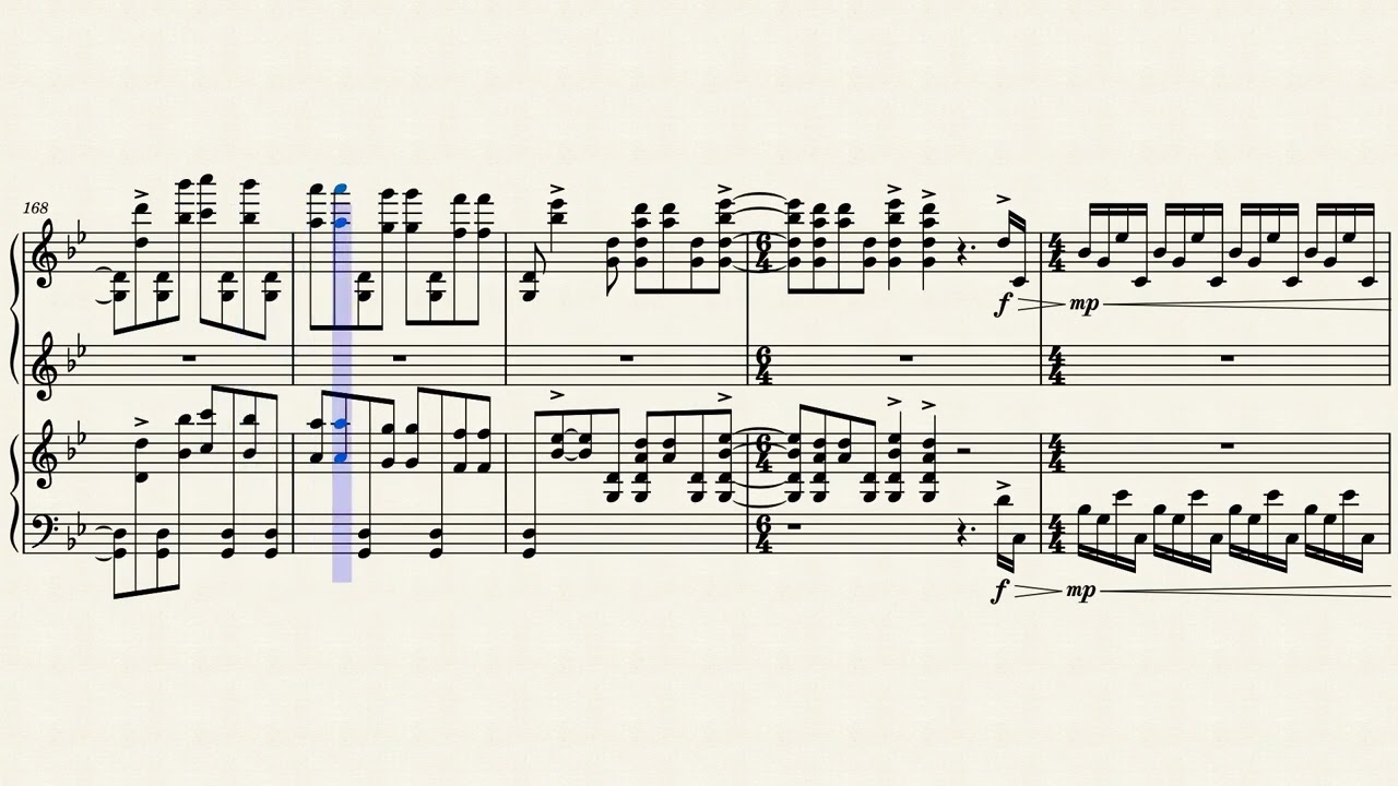 Bluecoats 2022 Marimba Transcription