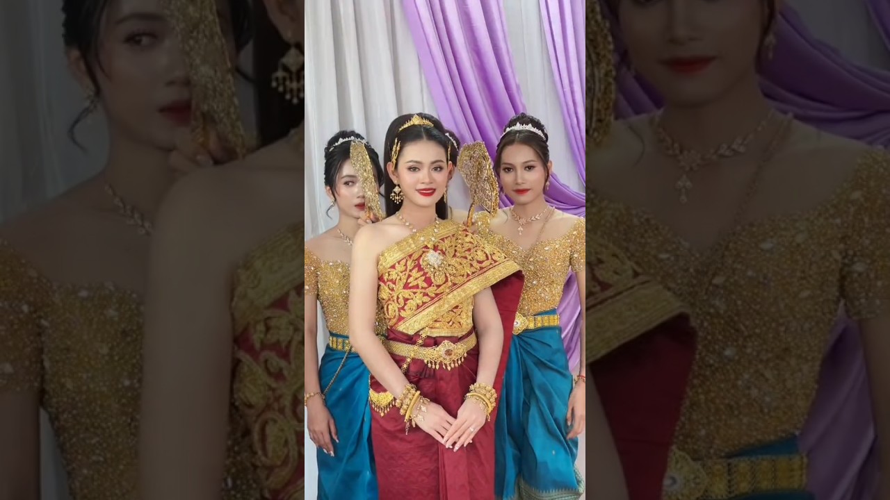 Celebrate the wedding day. 💓The Wedding in Khmer Traditional. 🇰🇭 ❤️🌹🤩🌼